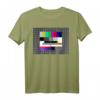 80er Jahre Kostüm T-Shirt - TV Testbild Sendepause für Mottopartys, Retro Disco Look & als Geschenk