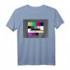 80er Jahre Kostüm T-Shirt - TV Testbild Sendepause für Mottopartys, Retro Disco Look & als Geschenk