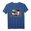 80er Jahre Kostüm T-Shirt - TV Testbild Sendepause für Mottopartys, Retro Disco Look & als Geschenk