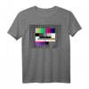 80er Jahre Kostüm T-Shirt - TV Testbild Sendepause für Mottopartys, Retro Disco Look & als Geschenk