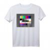 80er Jahre Kostüm T-Shirt - TV Testbild Sendepause für Mottopartys, Retro Disco Look & als Geschenk
