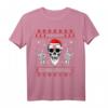 Heavy Christmas Totenkopf mit Weihnachtsmütze Ugly Design T-Shirt – Perfektes Geschenk für Rocker, Metal- und Viking-Fans zu Weihnachten