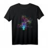 Neon Baum Goa Psy T-Shirt - Klassisch geschnitten, doppelt genähter Saum für Festival- und Psy-Party Fans