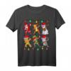 Weihnachtliches Kinder T-Shirt mit Santa, Elf, Rentier & Schneemann - Lustiges Xmas Kurzarm Shirt für Jungs, Mädchen & Familie
