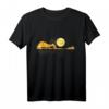 Gitarre Natur Mond Retro Style Gitarrist T-Shirt – Vintage Geschenkidee für Musiker und Gitarristen