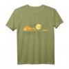 Gitarre Natur Mond Retro Style Gitarrist T-Shirt – Vintage Geschenkidee für Musiker und Gitarristen