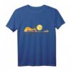Gitarre Natur Mond Retro Style Gitarrist T-Shirt – Vintage Geschenkidee für Musiker und Gitarristen