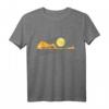 Gitarre Natur Mond Retro Style Gitarrist T-Shirt – Vintage Geschenkidee für Musiker und Gitarristen