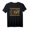 Vintage Birthday T-Shirt Est 1970 - Klassisch, Limited Edition, Original 1970er Jahre Retro Shirt