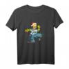 HapPanda Homer and Snowball Holiday Langarmshirt - Lustiges Simpsons T-Shirt für Fans und Feiertage
