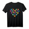 Klettern Kletterer Herz Damen Mädchen Berge Bouldern T-Shirt – Perfekt für Bergsteiger und Boulderfans für Damen, Mädchen & Kinder