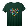 Klettern Kletterer Herz Damen Mädchen Berge Bouldern T-Shirt – Perfekt für Bergsteiger und Boulderfans für Damen, Mädchen & Kinder