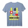 Feuerwehr Kostüm für Kinder Jungen & Mädchen T-Shirt – Perfekt für Fasching, Karneval & Spiele