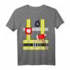 Feuerwehr Kostüm für Kinder Jungen & Mädchen T-Shirt – Perfekt für Fasching, Karneval & Spiele