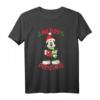 HapPanda Mickey Mouse Vintage Christmas Holiday T-Shirt – Festliches Disney-Merchandise für Männer, Frauen, Jungen und Mädchen