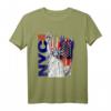 Coole New York City Freiheitsstatue & USA Flagge T-Shirt – Perfekt als Souvenir, Geschenk & Urban Fashion