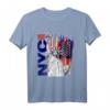 Coole New York City Freiheitsstatue & USA Flagge T-Shirt – Perfekt als Souvenir, Geschenk & Urban Fashion