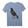 Vintage Krähe T-Shirt mit Raben Illustration – Retro Gothic Vogelmotiv für Vogel- und Tierliebhaber