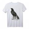 Vintage Krähe T-Shirt mit Raben Illustration – Retro Gothic Vogelmotiv für Vogel- und Tierliebhaber