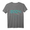 Lustiges 20. Geburtstag T-Shirt & Deko für Mann & Frau - Witziges Geschenk für 20 Jahre Geburtstag 2004