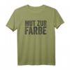 Mut Zur Farbe T-Shirt - Lustiger Spruch mit schwarzem Humor für Arbeit, Freizeit & Lachen