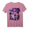 Weltraum-Pizza-Katze T-Shirt mit Regenbogen-Laser, Taco & Burrito - Lustiges buntes Design für Katzen- und Food-Fans
