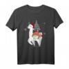 Alpaka & Faultier Weihnachtsshirt für Herren, Damen & Kinder - Lustiges Weihnachts-Schlafshirt mit Santa Lama S