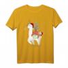 Alpaka & Faultier Weihnachtsshirt für Herren, Damen & Kinder - Lustiges Weihnachts-Schlafshirt mit Santa Lama S