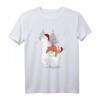 Alpaka & Faultier Weihnachtsshirt für Herren, Damen & Kinder - Lustiges Weihnachts-Schlafshirt mit Santa Lama S