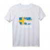 Schweden Skandinavien T-Shirt mit Elch und Flagge - Perfekt als Geschenk für Schweden Fans, Urlauber & Skandinavien Liebhaber