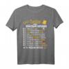 Bräutigam Aufgaben Poltern JGA Checkliste T-Shirt - Lustiges Herren Gruppen Shirt für Junggesellenabschied & Hochzeit in Mallorca