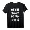 HapPanda feiern T-Shirt – Klassisches Design mit doppelt genähtem Saum für Männer