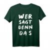 HapPanda feiern T-Shirt – Klassisches Design mit doppelt genähtem Saum für Männer