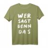 HapPanda feiern T-Shirt – Klassisches Design mit doppelt genähtem Saum für Männer