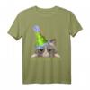 Frohes Neues Jahr 2023 Lustiges Silvester Katze mit Party Hut T-Shirt – Perfekte Festtagsbekleidung für Familie und Freunde