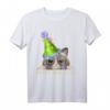 Frohes Neues Jahr 2023 Lustiges Silvester Katze mit Party Hut T-Shirt – Perfekte Festtagsbekleidung für Familie und Freunde