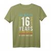 Geburtstag 16 Geschenke Shirt für Jungen und Mädchen - Perfektes T-Shirt für den 16. Geburtstag