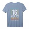 Geburtstag 16 Geschenke Shirt für Jungen und Mädchen - Perfektes T-Shirt für den 16. Geburtstag