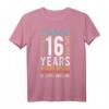 Geburtstag 16 Geschenke Shirt für Jungen und Mädchen - Perfektes T-Shirt für den 16. Geburtstag