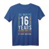 Geburtstag 16 Geschenke Shirt für Jungen und Mädchen - Perfektes T-Shirt für den 16. Geburtstag