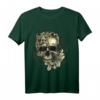 Floral Skull T-Shirt für Halloween & Sommer Vibes – Stylisches Totenkopf-Motiv für Damen, Herren & Opa
