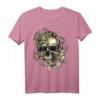Floral Skull T-Shirt für Halloween & Sommer Vibes – Stylisches Totenkopf-Motiv für Damen, Herren & Opa