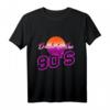 80er Jahre Shirt Kostüm - Retro Back to the 80s T-Shirt für Partys, Geburtstage & Events