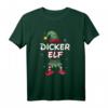 Dicker Elf Weihnachtsoutfit Partnerlook Geschenk - Kurzarm T-Shirt für Weihnachten, festliches Elfen Design für Familien und Freunde