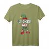 Dicker Elf Weihnachtsoutfit Partnerlook Geschenk - Kurzarm T-Shirt für Weihnachten, festliches Elfen Design für Familien und Freunde
