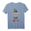 Dicker Elf Weihnachtsoutfit Partnerlook Geschenk - Kurzarm T-Shirt für Weihnachten, festliches Elfen Design für Familien und Freunde