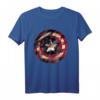 Marvel Captain America Avengers Shield Flag Graphic T-Shirt - Offizielles Marvel Lizenzprodukt für Fans