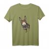 Eselgesicht T-Shirt – Lustiges, klassisch geschnittenes Tiermotiv, doppelt genähter Saum für Tierliebhaber und Humor-Fans