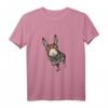 Eselgesicht T-Shirt – Lustiges, klassisch geschnittenes Tiermotiv, doppelt genähter Saum für Tierliebhaber und Humor-Fans