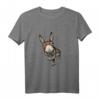 Eselgesicht T-Shirt – Lustiges, klassisch geschnittenes Tiermotiv, doppelt genähter Saum für Tierliebhaber und Humor-Fans